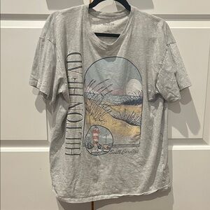 Hollister Gray Hilton Head Graphic Tee